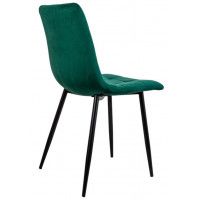 Стул AksHome Dallas (Даллас) зеленый велюр 78/черный купить в Минске