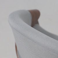 Стул AksHome DANDEE ткань светло-серый XC188-3/орех купить в Минске