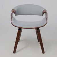 Стул AksHome DANDEE ткань светло-серый XC188-3/орех купить в Минске