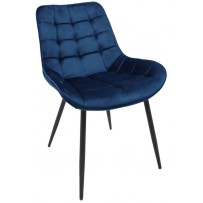 Кресло AksHome DARREN (Дарен) синий/черный