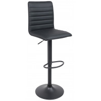 Стул барный AksHome DARSY (Дарси) экокожа черный/черный