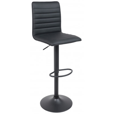 Стул барный AksHome DARSY (Дарси) экокожа черный/черный купить в Минске