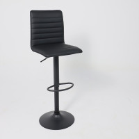 Стул барный AksHome DARSY (Дарси) экокожа черный/черный купить в Минске