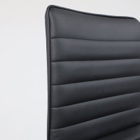 Стул барный AksHome DARSY (Дарси) экокожа черный/черный купить в Минске