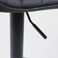 Стул барный AksHome DARSY (Дарси) экокожа черный/черный купить в Минске