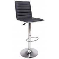 Стул барный AksHome DARSY (Дарси) экокожа черный/хром Стул барный AksHome DARSY (Дарси) экокожа черный/хром