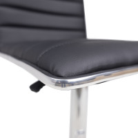 Стул барный AksHome DARSY (Дарси) экокожа черный/хром купить в Минске