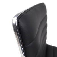 Стул барный AksHome DARSY (Дарси) экокожа черный/хром купить в Минске