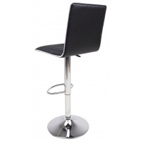 Стул барный AksHome DARSY (Дарси) экокожа черный/хром купить в Минске