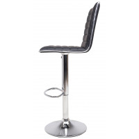 Стул барный AksHome DARSY (Дарси) экокожа черный/хром купить в Минске