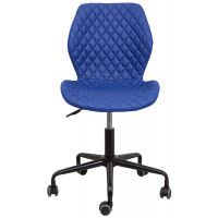 Кресло AksHome Delfin (Дельфин) ECO/ткань синий купить в Минске