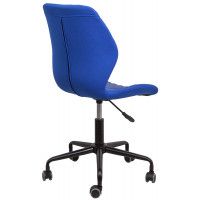 Кресло AksHome Delfin (Дельфин) ECO/ткань синий купить в Минске