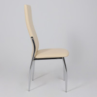 Стул AksHome DENVER (Денвер) экокожа бежевый TP12/хром купить в Минске Стул AksHome DENVER (Денвер) экокожа бежевый TP12/хром купить в Минске