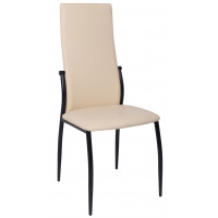 Стул AksHome DENVER (Денвер) экокожа бежевый TP12/черный 