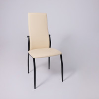 Стул AksHome DENVER (Денвер) экокожа бежевый TP12/черный  купить в Минске