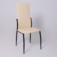 Стул AksHome DENVER (Денвер) экокожа бежевый TP12/черный  купить в Минске