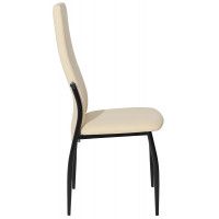 Стул AksHome DENVER (Денвер) кремовый / черный купить в Минске