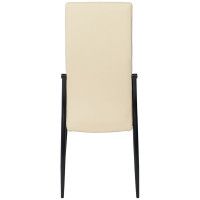 Стул AksHome DENVER (Денвер) кремовый / черный купить в Минске