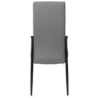 Стул AksHome DENVER (Денвер) серый / черный купить в Минске