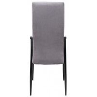 Стул AksHome DENVER (Денвер) светло-серый велюр / черный купить в Минске Стул AksHome DENVER (Денвер) светло-серый велюр / черный купить в Минске