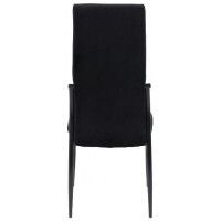 Стул AksHome DENVER (Денвер) черный велюр HLR-66 / черный купить в Минске Стул AksHome DENVER (Денвер) черный велюр HLR-66 / черный купить в Минске