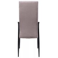 Стул AksHome DENVER (Денвер) темно-бежевый велюр / черный купить в Минске