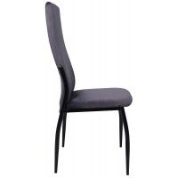 Стул AksHome DENVER (Денвер) темно-серый велюр / черный купить в Минске Стул AksHome DENVER (Денвер) темно-серый велюр / черный купить в Минске
