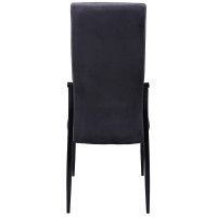 Стул AksHome DENVER (Денвер) темно-серый велюр / черный купить в Минске Стул AksHome DENVER (Денвер) темно-серый велюр / черный купить в Минске