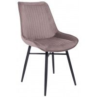 Стул AksHome Devis бежевый велюр Bluvel 38/черный