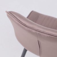 Стул AksHome Devis бежевый велюр Bluvel 38/черный купить в Минске