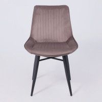 Стул AksHome Devis бежевый велюр Bluvel 38/черный купить в Минске