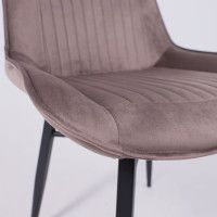 Стул AksHome Devis бежевый велюр Bluvel 38/черный купить в Минске