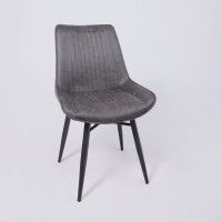 Стул AksHome Devis винтажный серый Dallas-003/черный купить в Минске