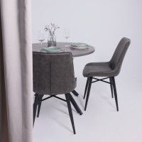 Стул AksHome Devis винтажный серый Dallas-003/черный купить в Минске