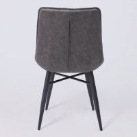 Стул AksHome Devis винтажный серый Dallas-003/черный купить в Минске