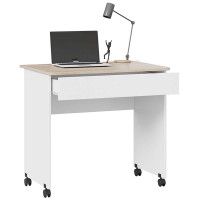 Стол письменный DIAMOND Тип 2 дуб сонома/белый купить в Минске