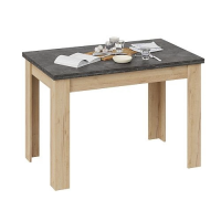 Стол раздвижной ПРОМО Тип 4 1100(2098)*670 ателье темный/дуб крафт золотой купить в Минске