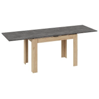 Стол раздвижной ПРОМО Тип 4 1100(2098)*670 ателье темный/дуб крафт золотой купить в Минске