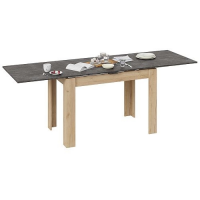 Стол раздвижной ПРОМО Тип 4 1100(2098)*670 ателье темный/дуб крафт золотой купить в Минске