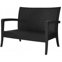 Диван садовый RATTAN OlaDom антрацит