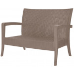 Диван садовый RATTAN OlaDom серый