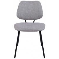 Стул AksHome DIXIE (Дикси) серая ткань/черный купить в Минске