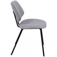 Стул AksHome DIXIE (Дикси) серая ткань/черный купить в Минске