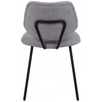 Стул AksHome DIXIE (Дикси) серая ткань/черный купить в Минске