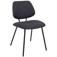 Стул AksHome DIXIE (Дикси) темно-серая ткань/черный