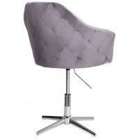 Стул AksHome DUBAI (Дубай) темно-серый велюр/хром купить в Минске Стул AksHome DUBAI (Дубай) темно-серый велюр/хром купить в Минске