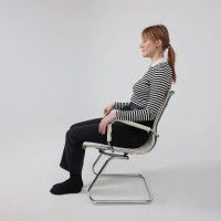 Кресло AksHome DUNE экокожа кремовый купить в Минске