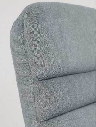 Кресло AksHome DUNE (Дюна) ткань серый
