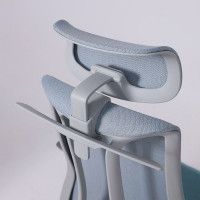 Кресло AksHome DYNAMIC (Динамик) светло-серая сетка+ бирюзовая ткань/серый полиамид купить в Минске