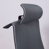 Кресло AksHome DYNAMIC (Динамик) серая сетка+ синяя ткань/черный полиамид купить в Минске